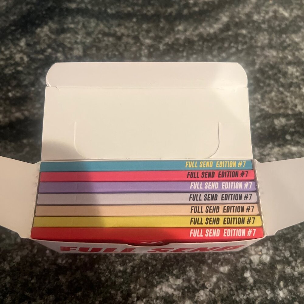 FULL SEND ROLLING PAPERS CASE OF 7 PACKS LIMITED EDITION 1/1000 FULLSEND NEW